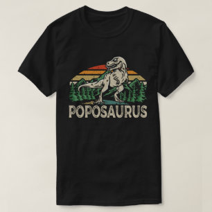 Camiseta Poposaurus Dinosaur Abuelo Saurio Día del Padre