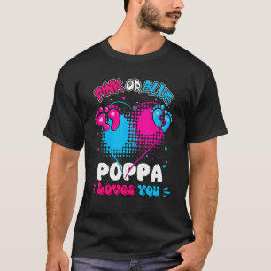 Camiseta Poppa De Corazón Rosa O Azul Te Ama La Ducha Géner