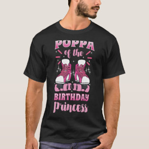 Camiseta Poppa de la Princesa Nacida Patinando Skati