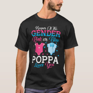 Camiseta Poppa Rosa O Azul Cuidadora Del Género Amor Poppa