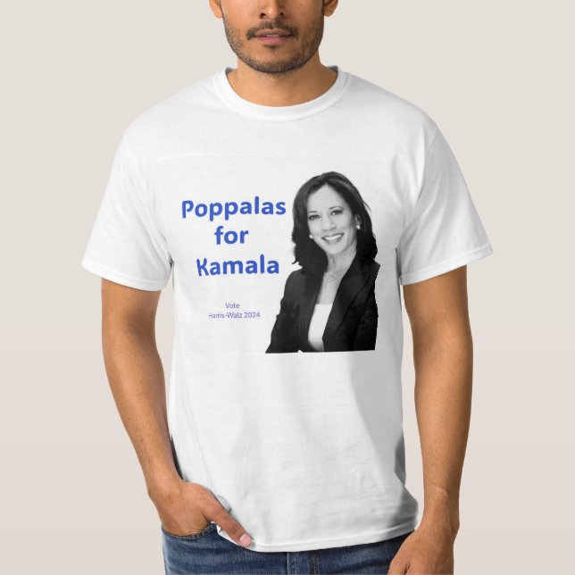 Camiseta Poppalas para Kamala T Shirt (Anverso)