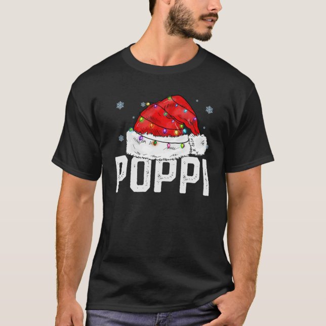 Camiseta Poppi Claus Divertida Familia De Xmas Que Coincide (Anverso)