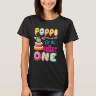 Camiseta Poppi Of The Sweet One Donut Tema Del Primer Cumpl