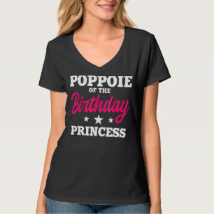 Camiseta Poppie De La Princesa Nacida Fiesta Bday Celebra