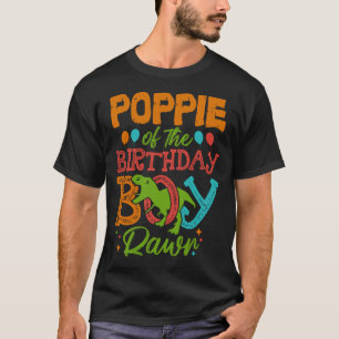 Camiseta POPPIE Del Niño De Cumpleaños Rawr Dinosaur