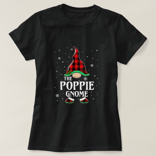 Camiseta Poppie Gnome Búfalo Jugar Familia Correspondiente  (Diseño del anverso)