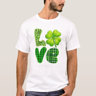 Camiseta Poppie Shamrock Amor Familiar