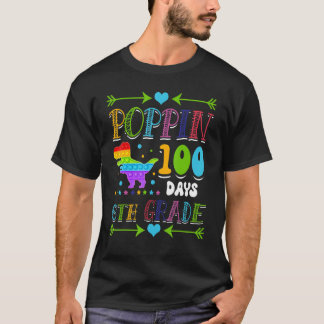 Camiseta Poppin 100 días 6º curso de la escuela primaria Ki