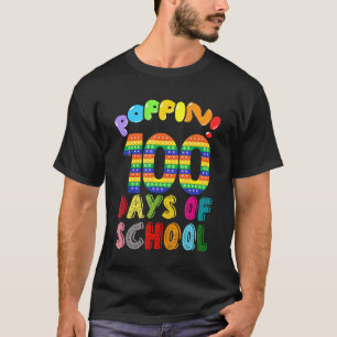 Camiseta Poppin 100 Días De Colegio Feliz 100 Día De Colegi