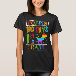 Camiseta Poppin 100 días primer grado de niños de primer añ