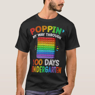 Camiseta Poppin A Lo Largo De 100 Días De Té Infantil