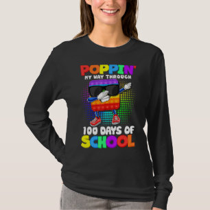 Camiseta Poppin A Través De 100 Días De Colegio Dabbing F