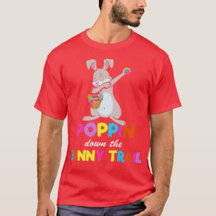Camiseta Poppin Abajo El Camino De Conejo Cute Dab Bailando
