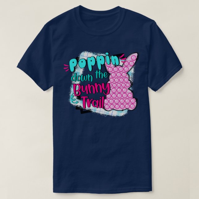Camiseta Poppin Abajo El Camino Del Conejo (Diseño del anverso)