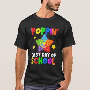 Camiseta Poppin El Último Día De La Escuela Los Niños De Fi