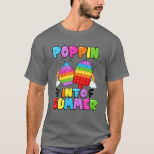 Camiseta Poppin En Verano El Último Día De Enseñanza De Fid