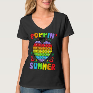 Camiseta Poppin En Verano Pop It El Último Día De Enseñanza