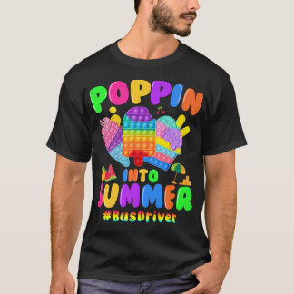 Camiseta Poppin en verano pop it el último día del autobús