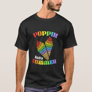 Camiseta Poppin En Verano Pop It Fidget Cone Ice Cream