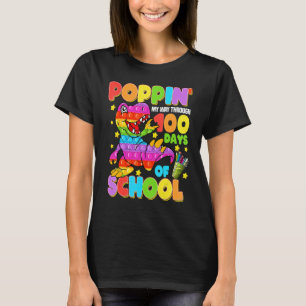 Camiseta Poppin Mi Camino A Través De 100 Días De Dinosauri