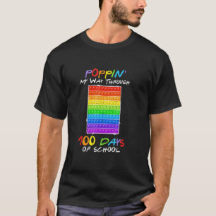Camiseta Poppin My way a lo largo de 100 días de clases 100