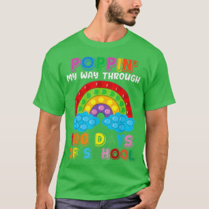 Camiseta Poppin My Way Through 100 Days 100th Day Of School