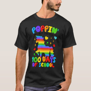 Camiseta Poppin My Way Through 100 Days 100th Day Of School