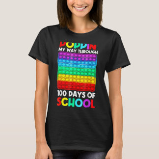 Camiseta Poppin My Way Through 100 Days 100th Day Of School