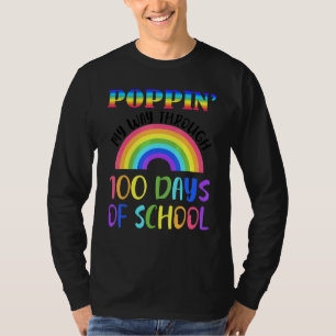 Camiseta Poppin My Way Through 100 Days Of School Pop It Fi