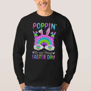 Camiseta Poppin My Way Through Easter Day Bunny Fidget Toy
