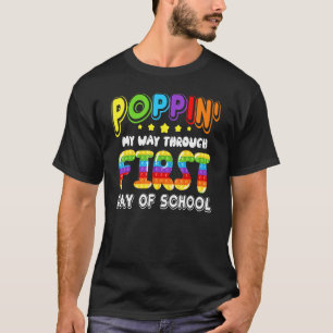 Camiseta Poppin My Way Through First Day Child Boy