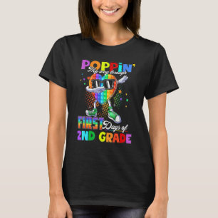 Camiseta Poppin My Way Through First Day Of 2º Grado Pop I