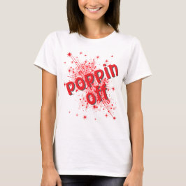 Camiseta Poppin off graphic women's t-shirt