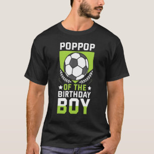 Camiseta Poppop Del Equipo Bday Del Jugador De Fútbol De Bi