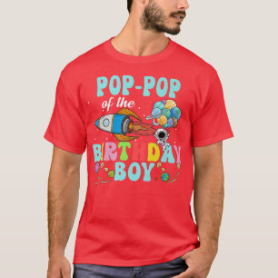 Camiseta PopPop, Del Fiesta Espacial Astronauta De Cumpleañ