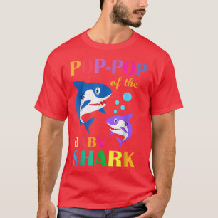 Camiseta PopPop Del Nacimiento Del Tiburón Del PopPop Del B