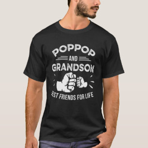 Camiseta Poppop Y Nieto Que Coinciden Con Fist Bump Mejor A