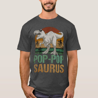 Camiseta Poppopsaurus Re Dinosaurio Pop Pop Saurus Padres D