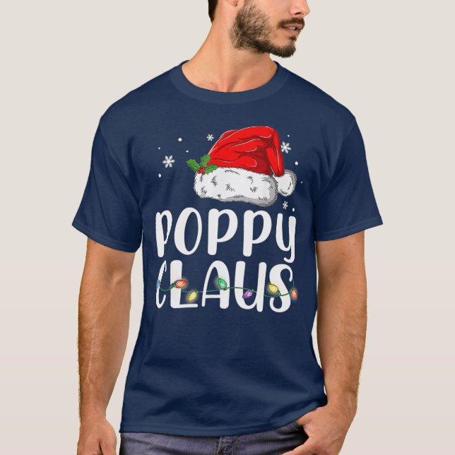 Camiseta Poppy Claus Santa Navidades a la familia (Anverso)