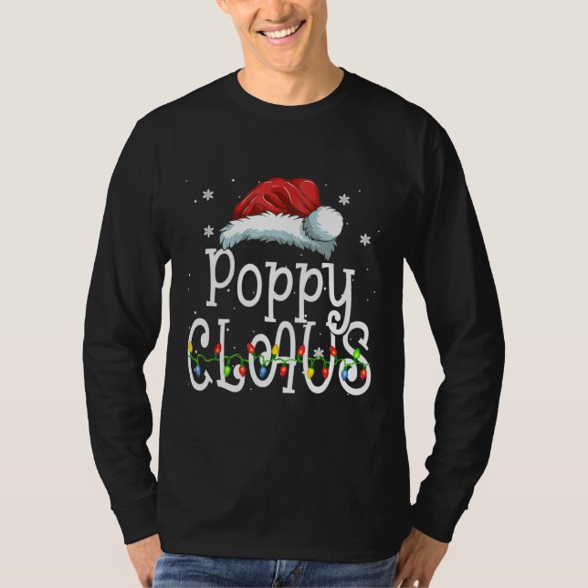Camiseta Poppy Claus Shirt Christmas Pajama Family (Anverso)