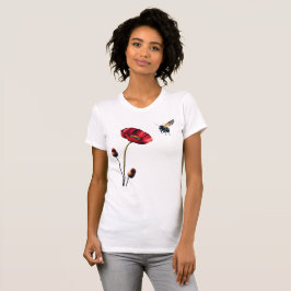 Camiseta Poppy Y Bee Bella+Canvas
