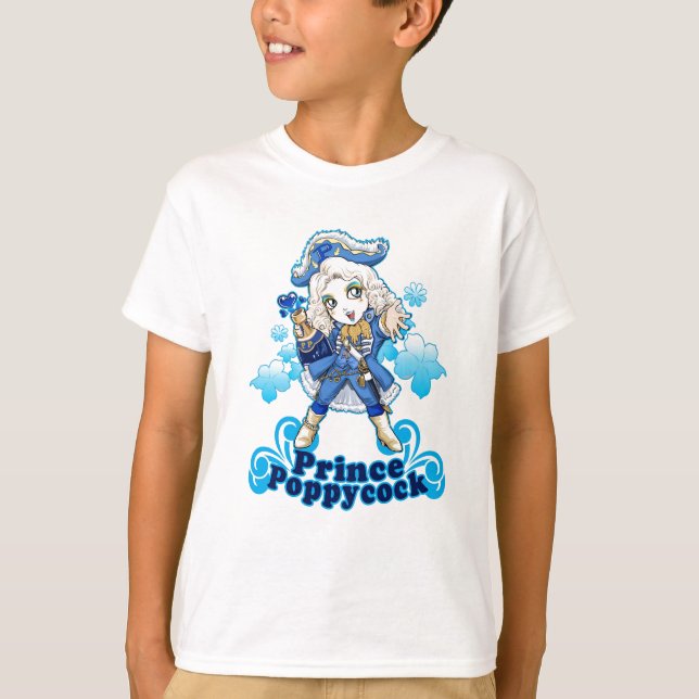 Camiseta Poppycock azul (Anverso)