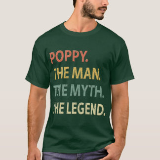 Camiseta Poppyhe Manhe Mythhe Legend boy
