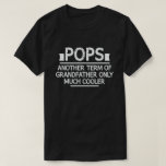 Camiseta Pops Definition Funny Meaning Cool Grandpa Gift<br><div class="desc">Get this fun and sarcastic saying outfit for proud grandpa who loves his adorable grandkids,  grandsons,  
granddaughters on father's day or christmas,  grandparents day,  Wear this to recognize your sweet and cool grandfather in the entire world!</div>