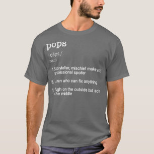 Camiseta Pops Definition    TFunny Guay Present Gift Tee