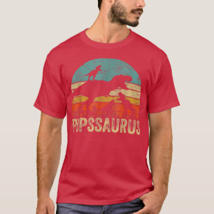 Camiseta Pops Dinosaur Popsaurus 3 Dos niños Navidad Padre