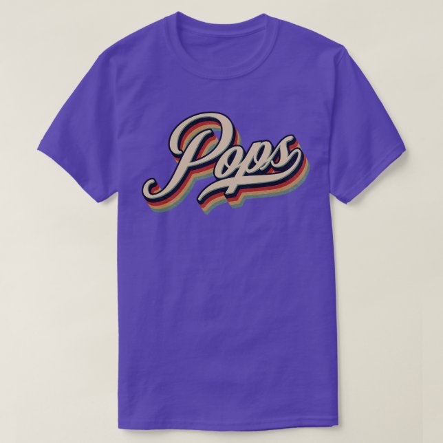 Camiseta Pops retro vintage (Diseño del anverso)