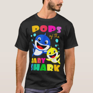 Camiseta Pops Shark Pops Shark Family Mother's Day