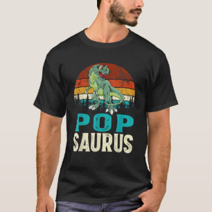 Camiseta Popsaurus T Rex Dinosaur Funny Pop Saurus Family M
