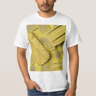 Camiseta Popsicas de helado amarillo